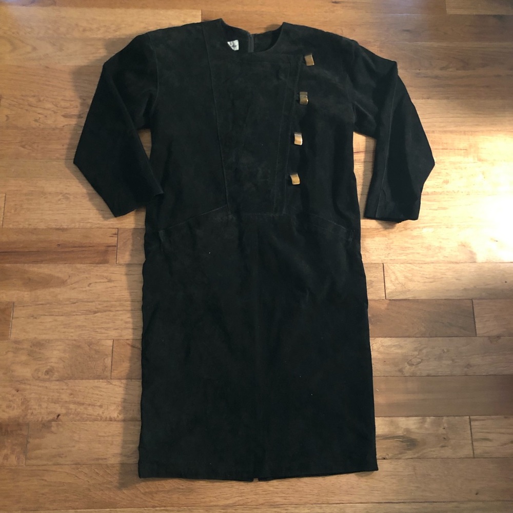 Margaret Godfrey Suede Dress